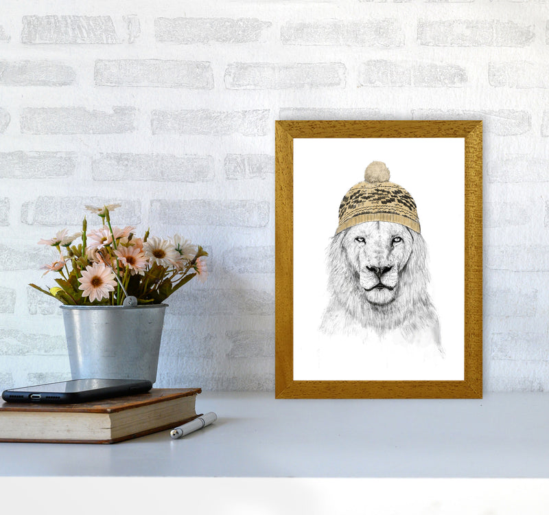 Winter Is Here Animal Art Print by Balaz Solti A4 Print Only