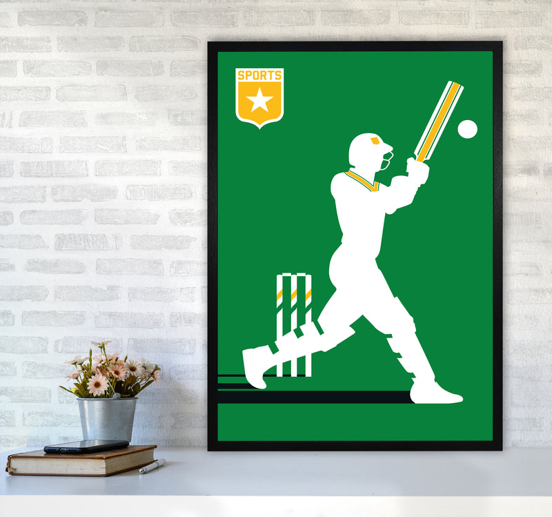 Cricket Art Print by Bo Lundberg A1 White Frame