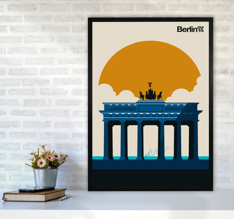 Berlin 89 19 Art Print by Bo Lundberg A1 White Frame