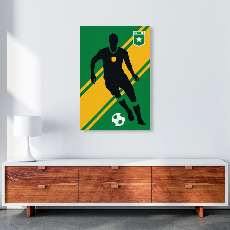 Football Art Print by Bo Lundberg A1 Canvas