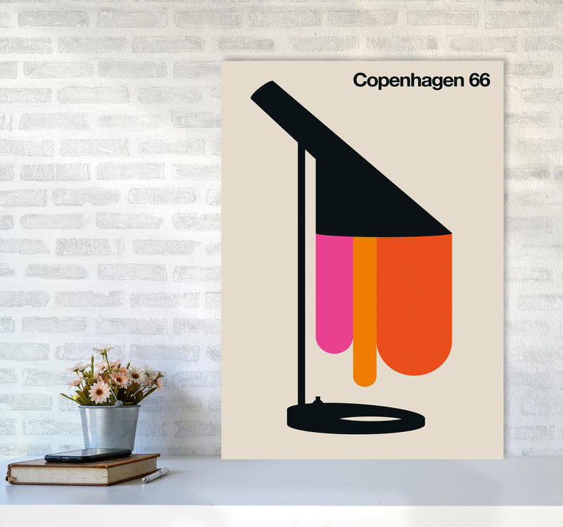 Copenhagen 66 Art Print by Bo Lundberg A1 Black Frame
