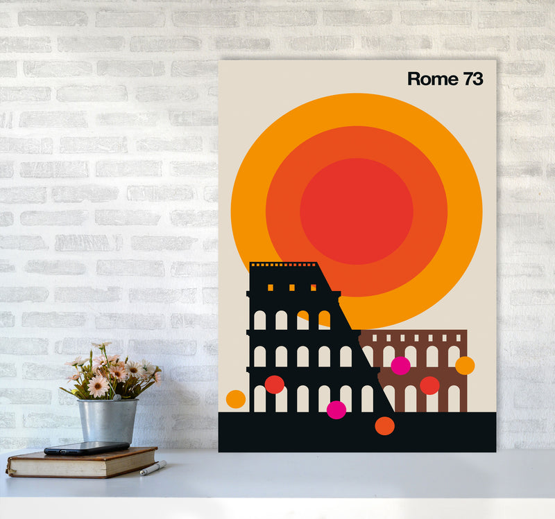 Rome 73 Art Print by Bo Lundberg A1 Black Frame