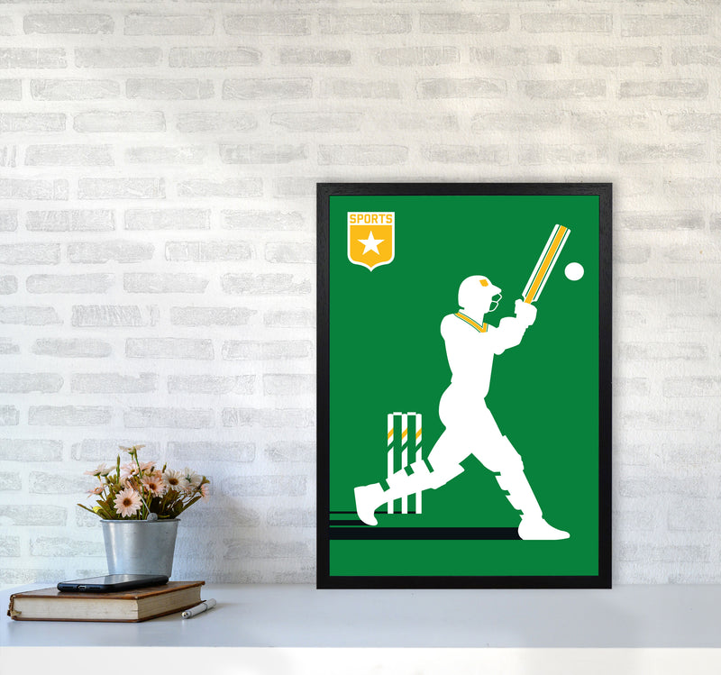 Cricket Art Print by Bo Lundberg A2 White Frame