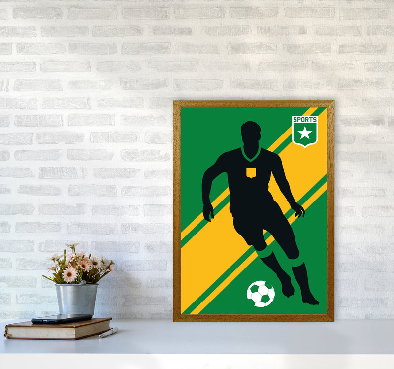 Football Art Print by Bo Lundberg A2 Print Only
