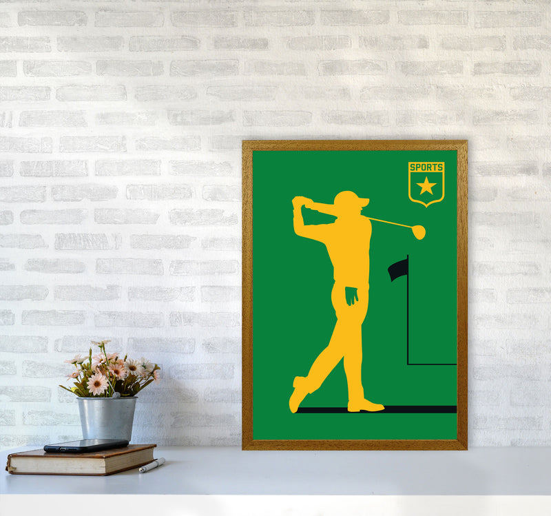 Golf Green Art Print by Bo Lundberg A2 Print Only