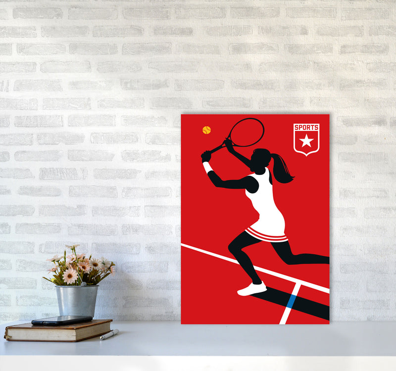 Tennis Art Print by Bo Lundberg A2 Black Frame