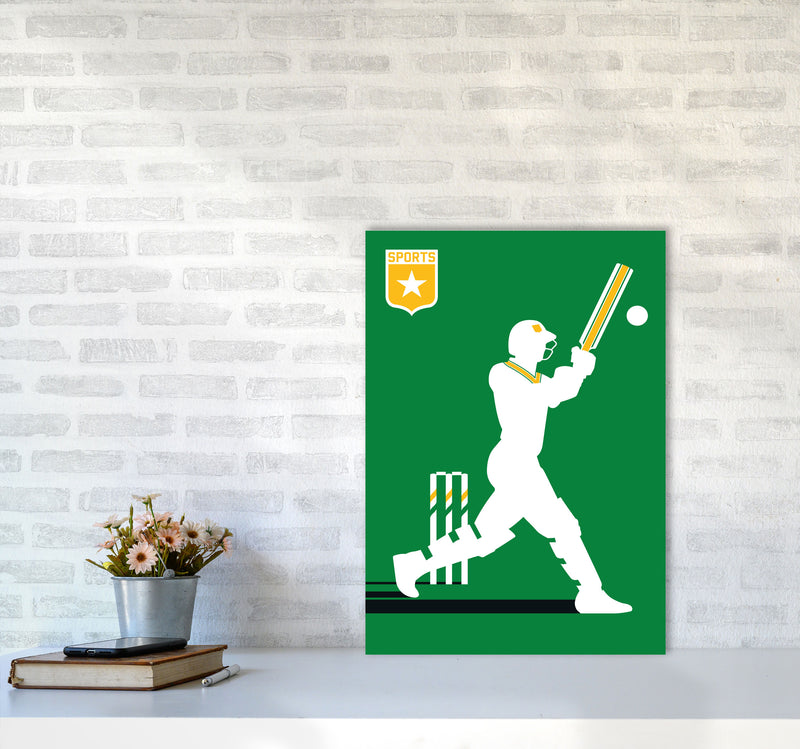 Cricket Art Print by Bo Lundberg A2 Black Frame