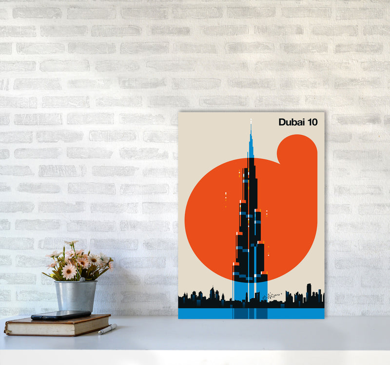 Dubai 10 Art Print by Bo Lundberg A2 Black Frame
