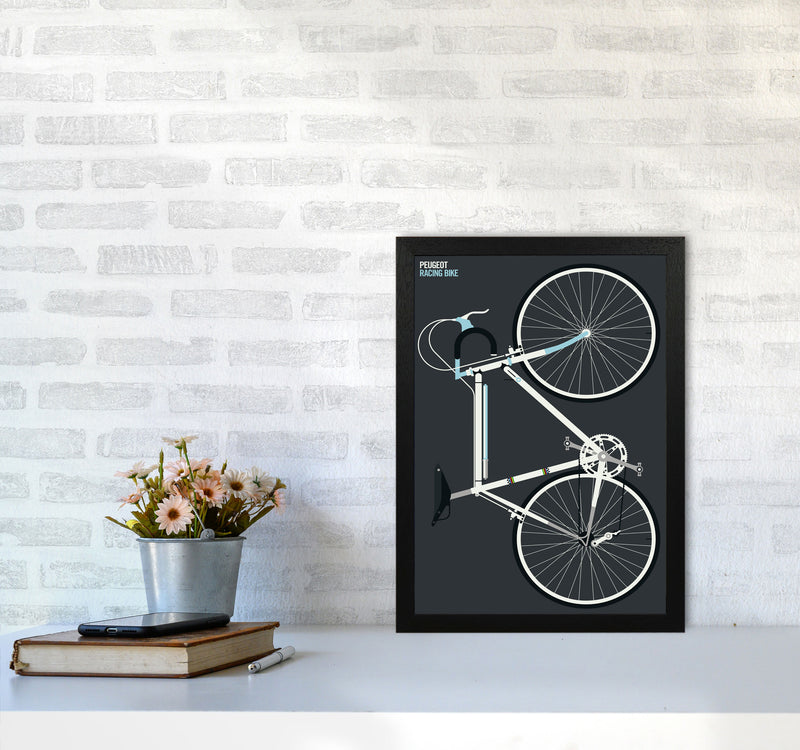 Peugeot Full Art Print by Bo Lundberg A3 White Frame