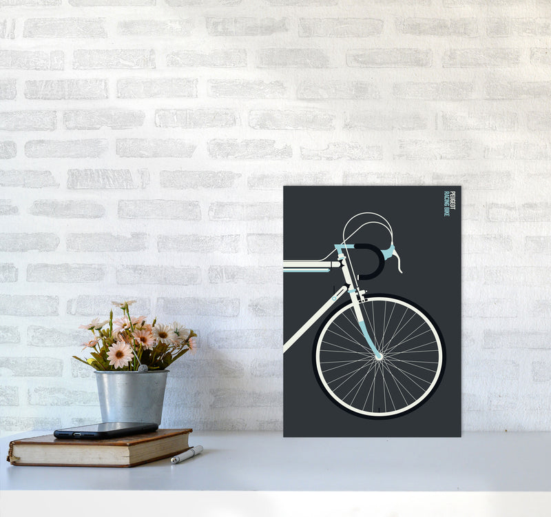Peugeot front Art Print by Bo Lundberg A3 Black Frame