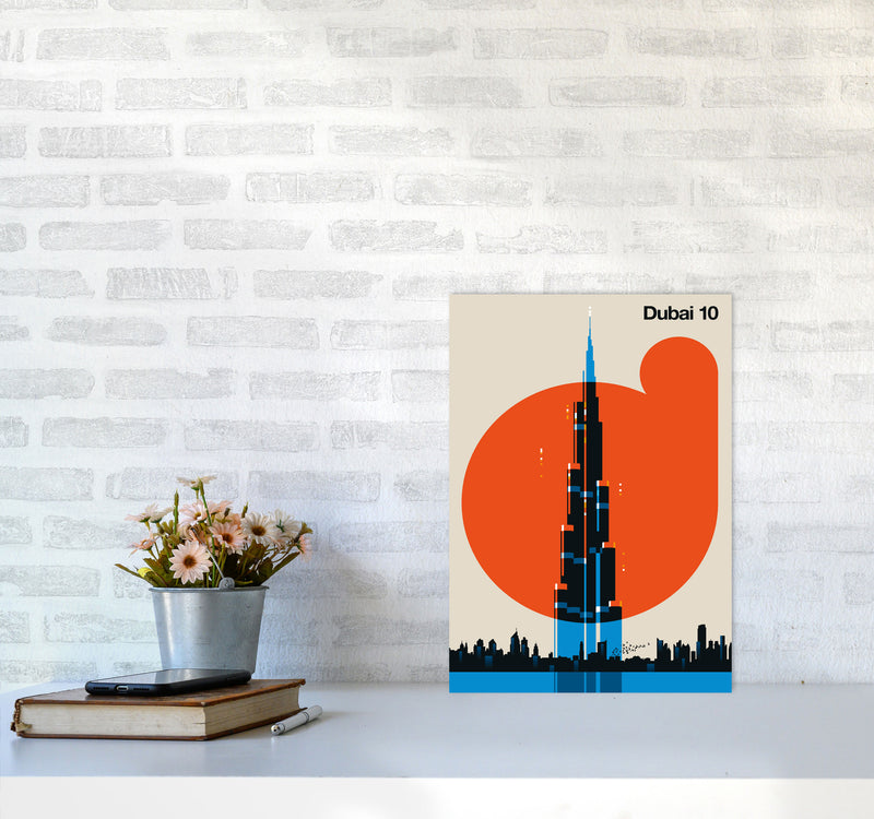 Dubai 10 Art Print by Bo Lundberg A3 Black Frame
