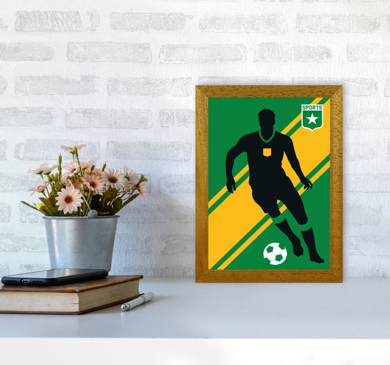 Football Art Print by Bo Lundberg A4 Print Only