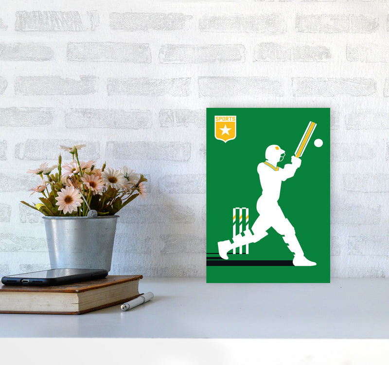 Cricket Art Print by Bo Lundberg A4 Black Frame