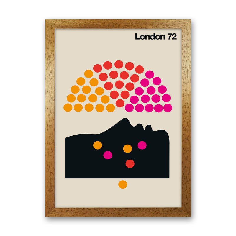 London 72 Art Print by Bo Lundberg Oak Grain
