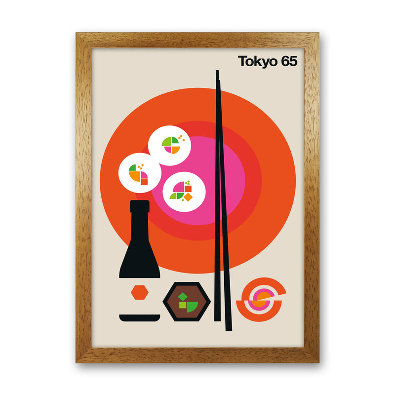 Tokyo 65 Art Print by Bo Lundberg Oak Grain