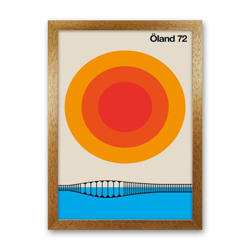 Öland 72 Art Print by Bo Lundberg Oak Grain