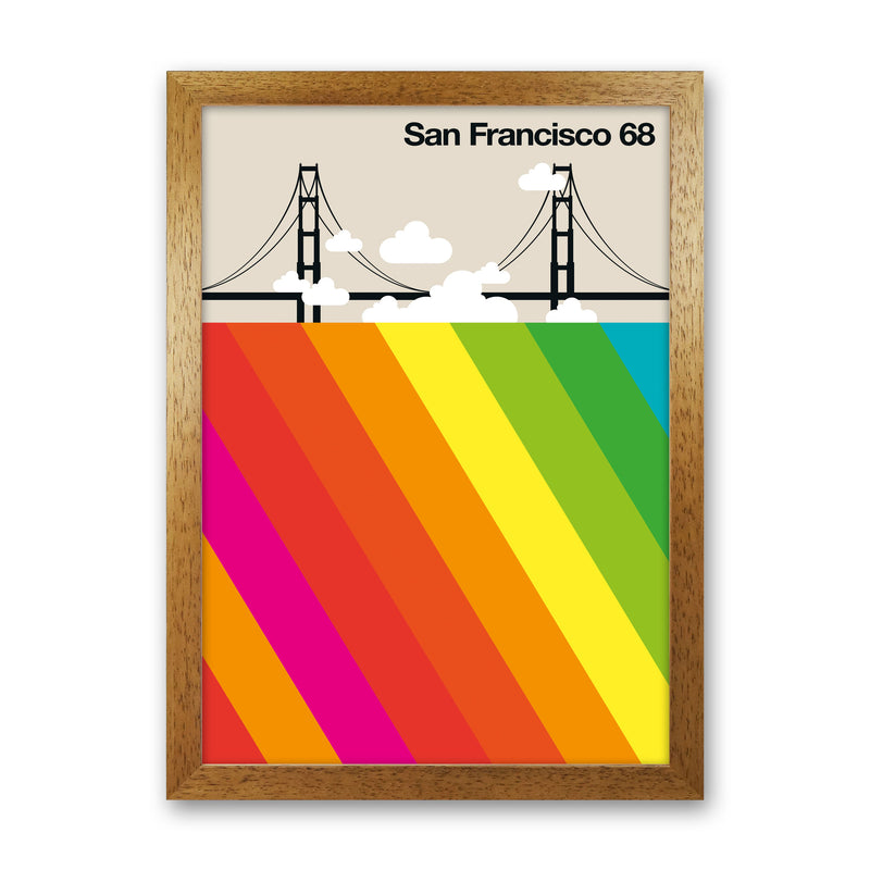 San Francisco 68 Art Print by Bo Lundberg Oak Grain