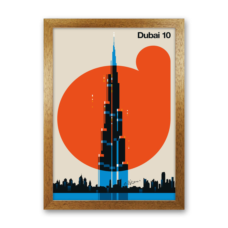 Dubai 10 Art Print by Bo Lundberg Oak Grain
