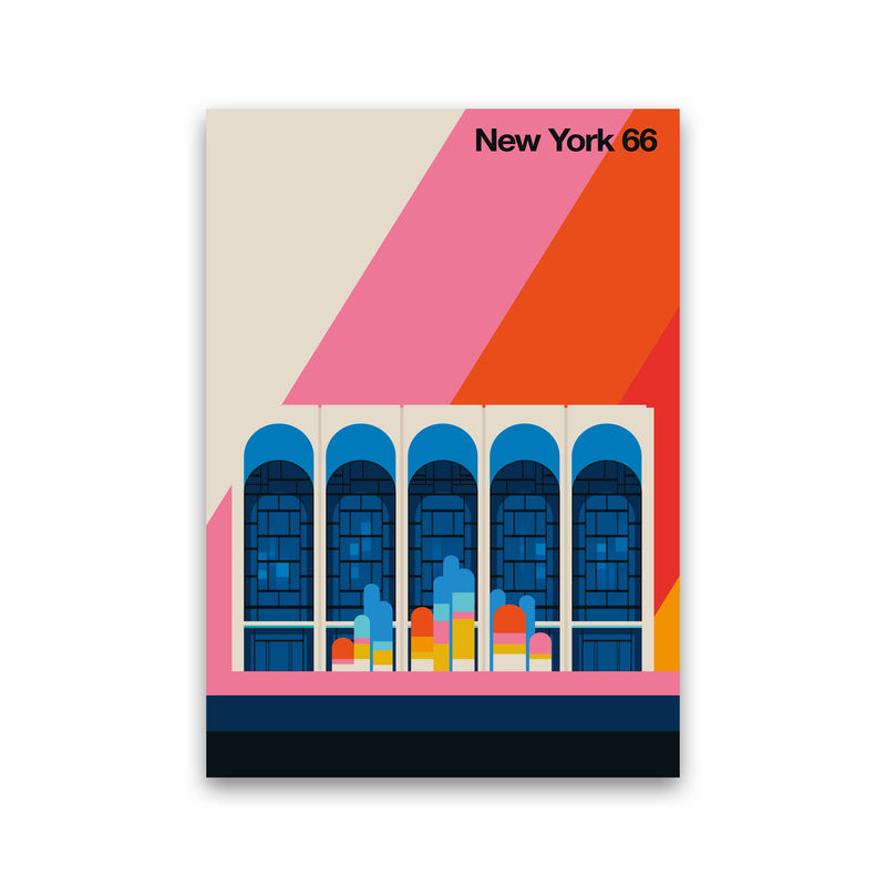 New York 66 Art Print by Bo Lundberg Print Only