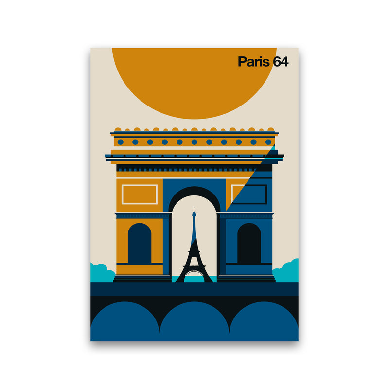 Paris 64 Art Print by Bo Lundberg Print Only
