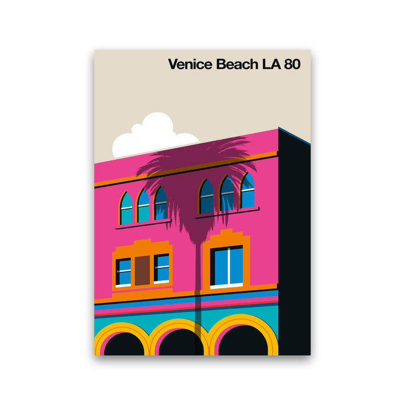 Venice Beach 80 Art Print by Bo Lundberg Print Only