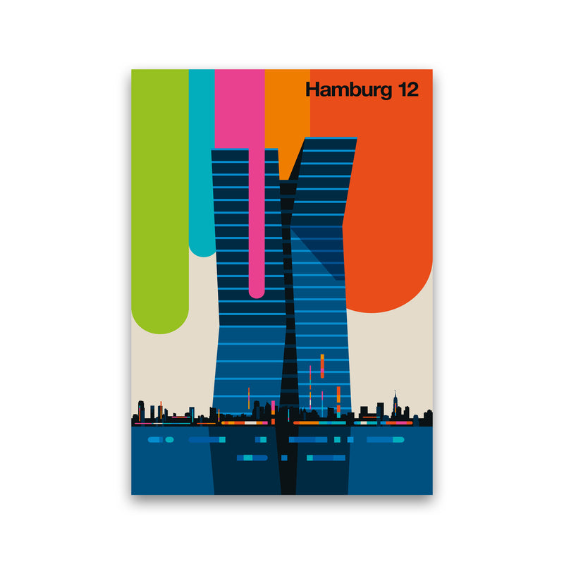 Hamburg 12 Art Print by Bo Lundberg Print Only