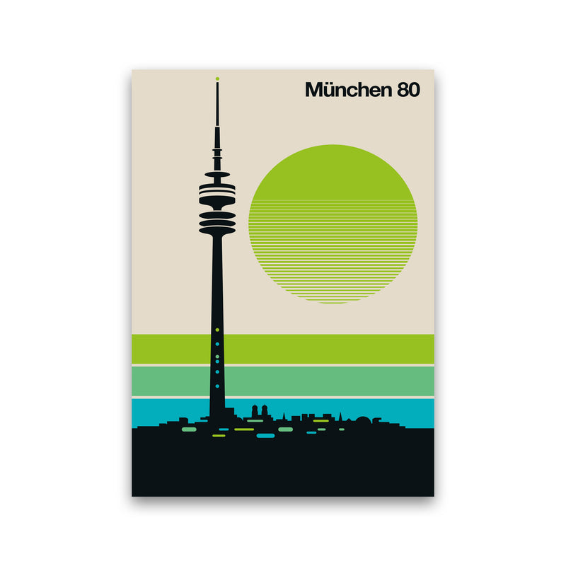 München 80 Art Print by Bo Lundberg Print Only