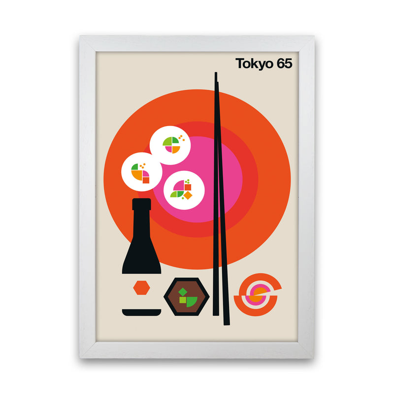 Tokyo 65 Art Print by Bo Lundberg White Grain
