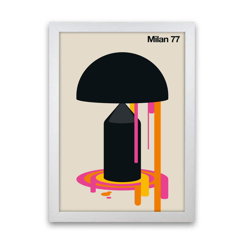 Milan 77 Art Print by Bo Lundberg White Grain