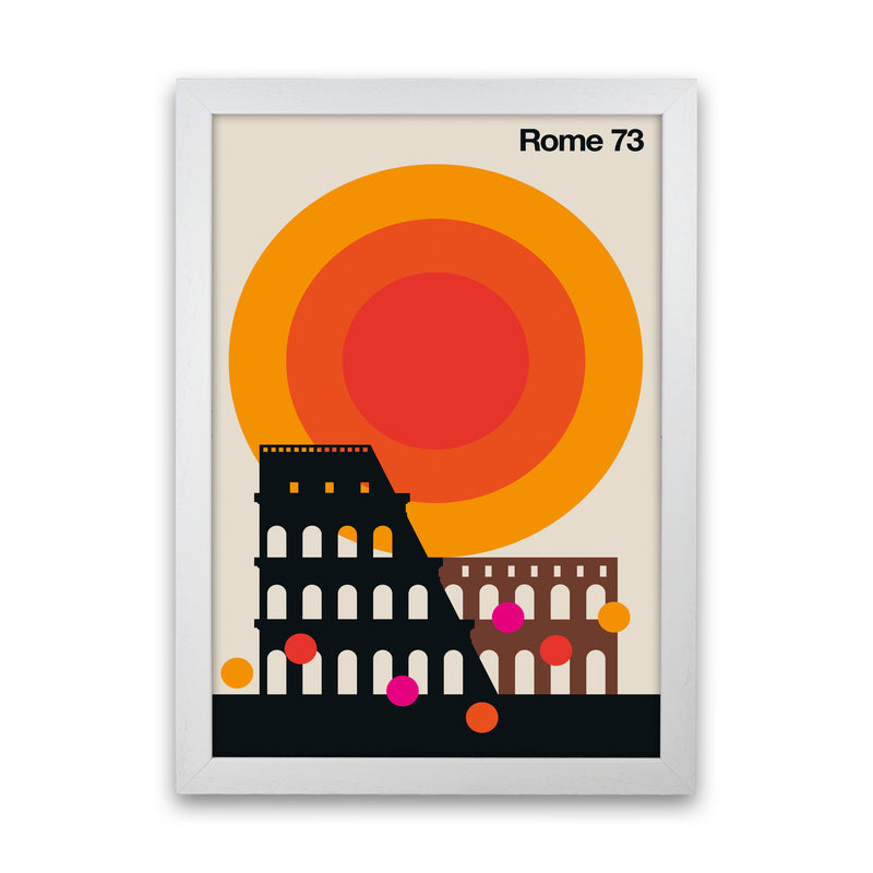 Rome 73 Art Print by Bo Lundberg White Grain