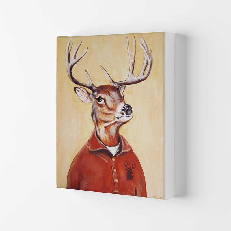 Deer 01 Art Print by Coco Deparis Canvas