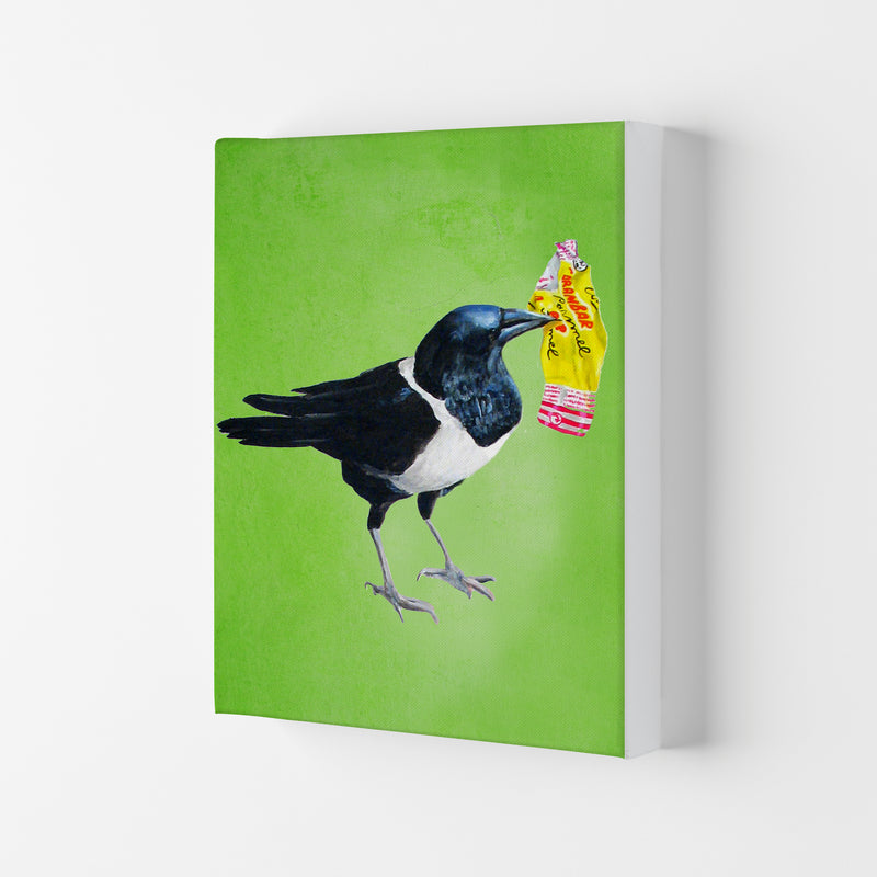 Bird With Sweet Paper Art Print by Coco Deparis Canvas