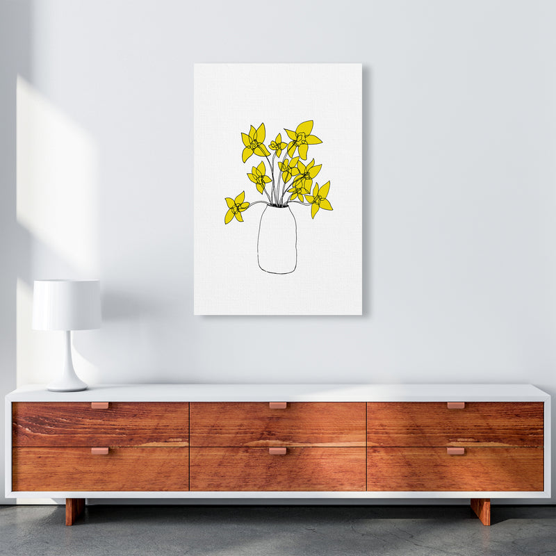 Daffodils Yellow Art Print by Carissa Tanton A1 Canvas