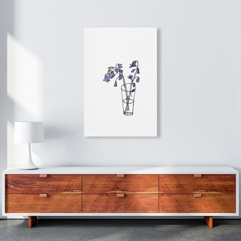 Bluebells Lilac Art Print by Carissa Tanton A1 Canvas