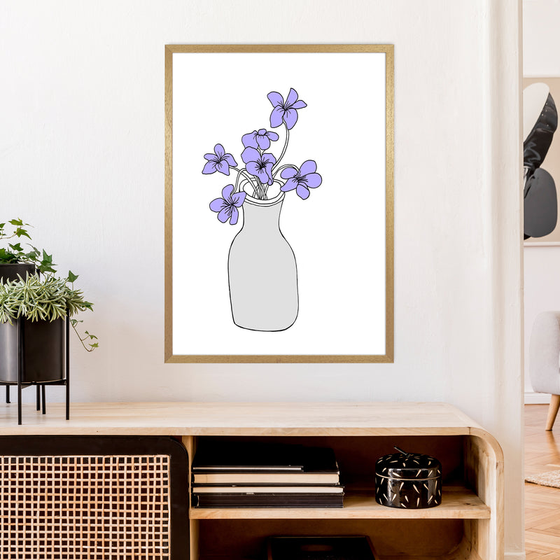 Sweet Violets Art Print by Carissa Tanton A1 Print Only