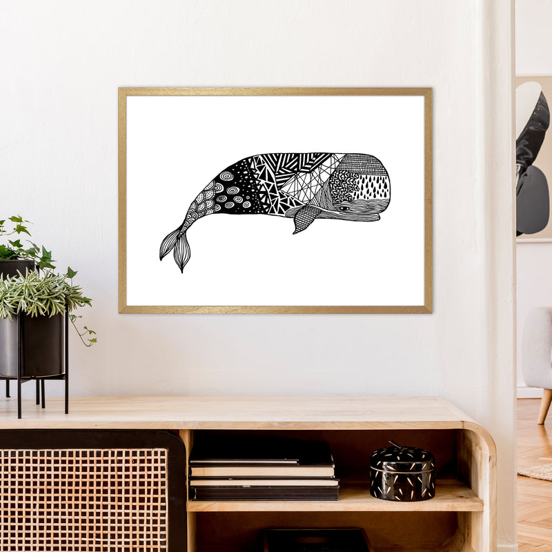 Whale Art Print by Carissa Tanton A1 Print Only