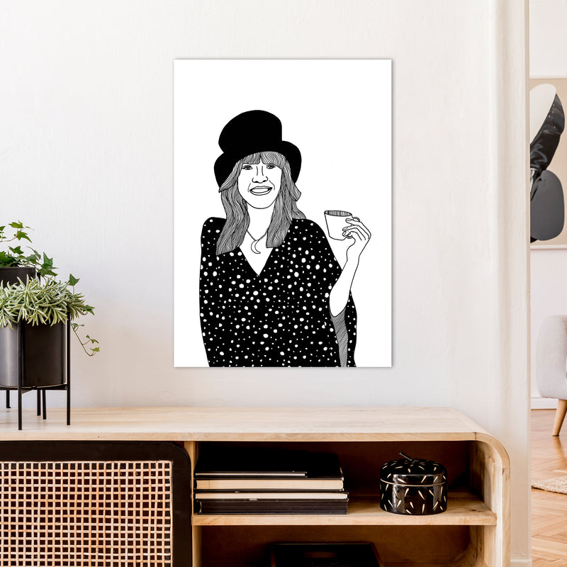 Stevie Nicks Art Print by Carissa Tanton A1 Black Frame