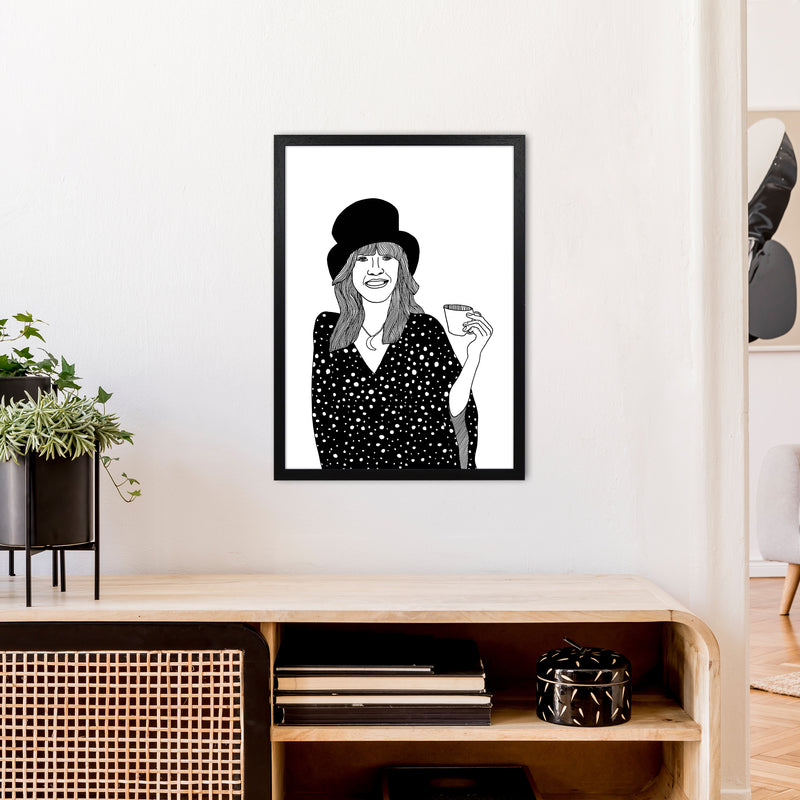 Stevie Nicks Art Print by Carissa Tanton A2 White Frame