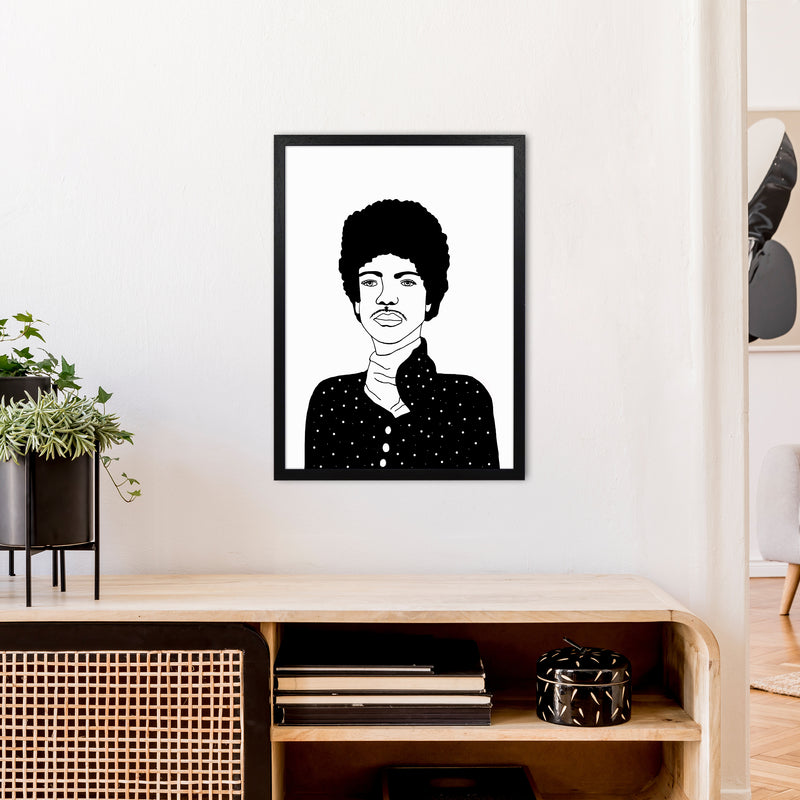 Prince Art Print by Carissa Tanton A2 White Frame
