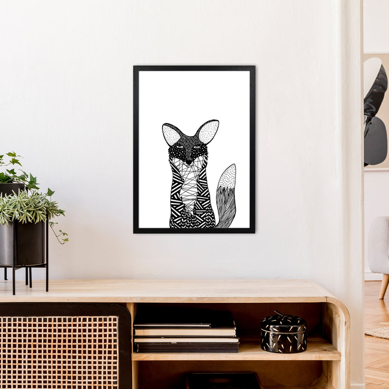 Fox Art Print by Carissa Tanton A2 White Frame