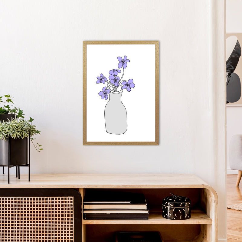 Sweet Violets Art Print by Carissa Tanton A2 Print Only
