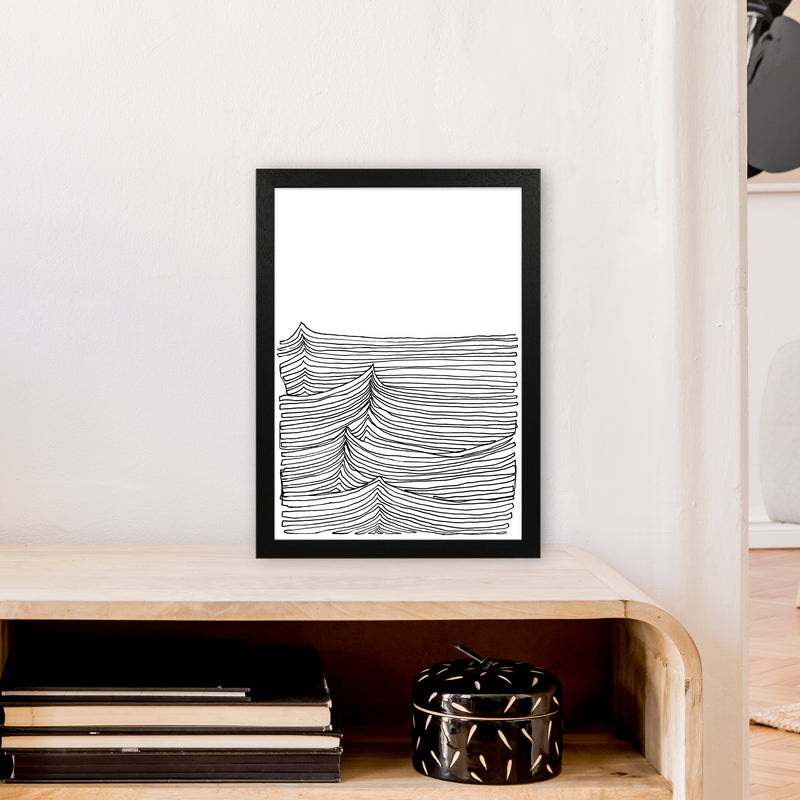 Continuous Sea Art Print by Carissa Tanton A3 White Frame