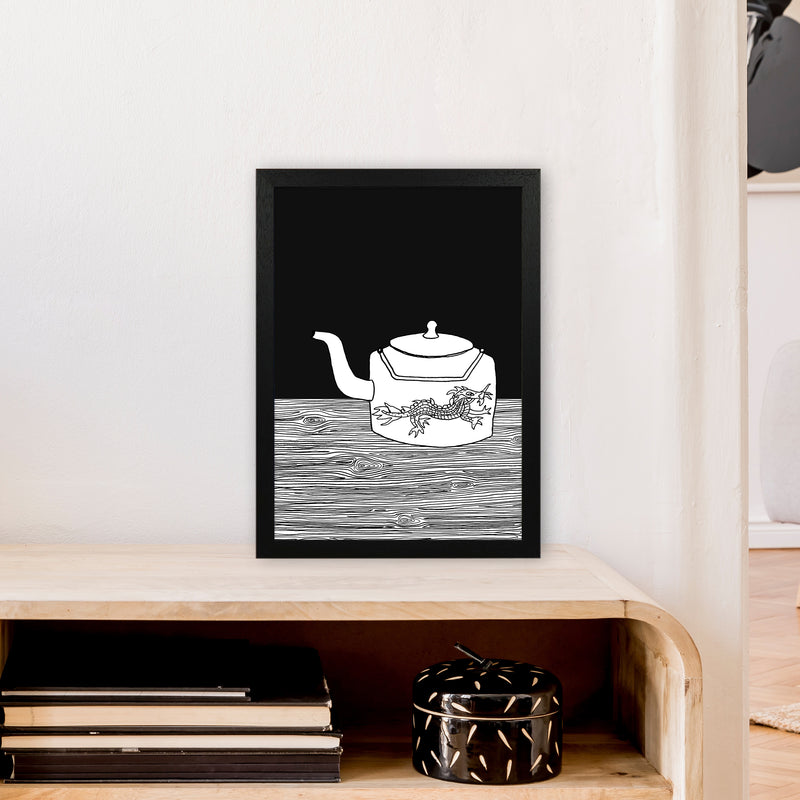 Bhutan Teapot Art Print by Carissa Tanton A3 White Frame