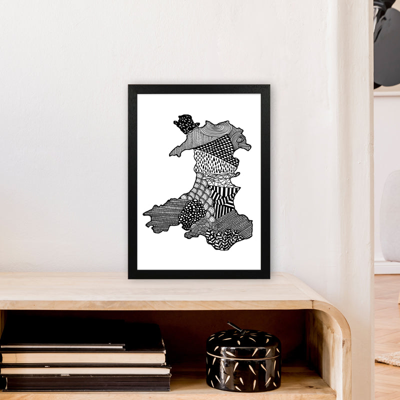 Wales Art Print by Carissa Tanton A3 White Frame