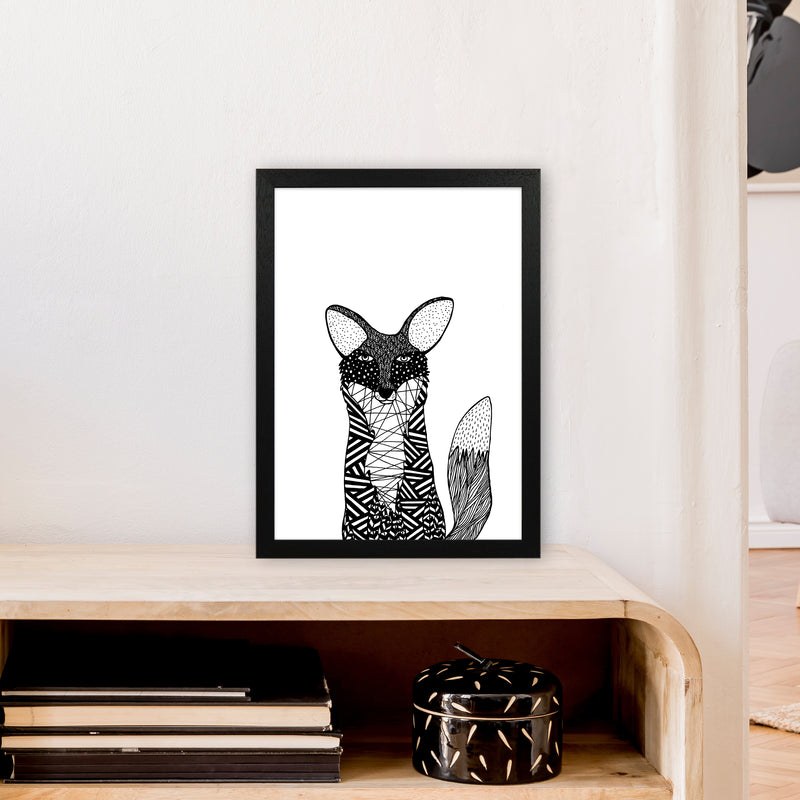 Fox Art Print by Carissa Tanton A3 White Frame