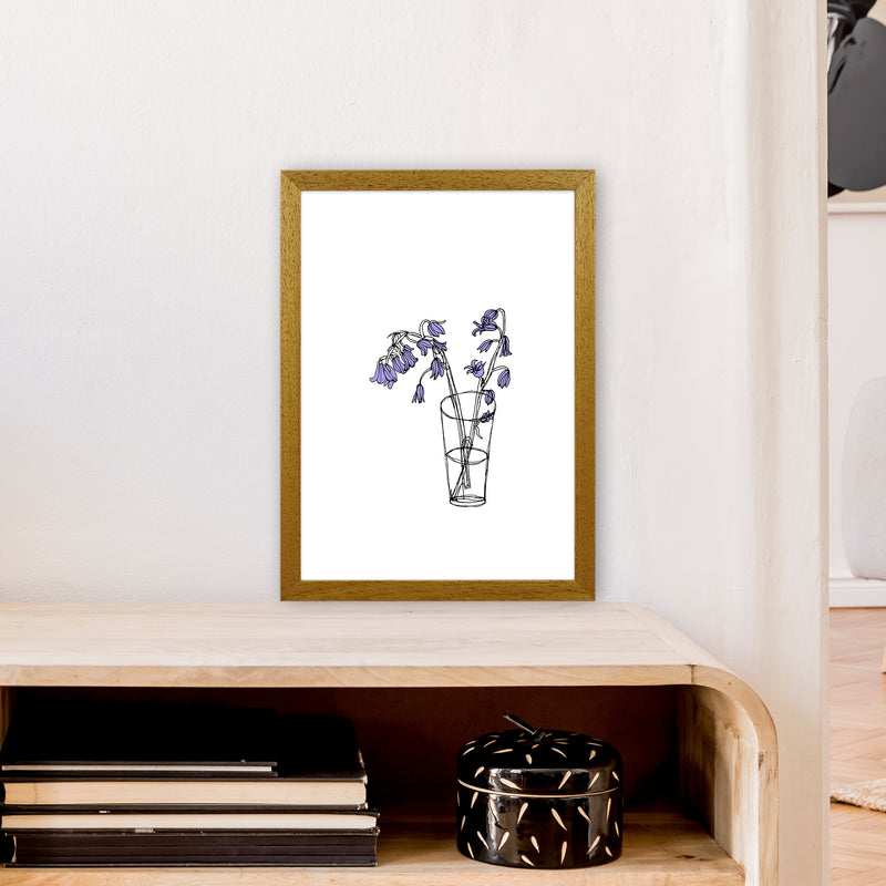 Bluebells Lilac Art Print by Carissa Tanton A3 Print Only