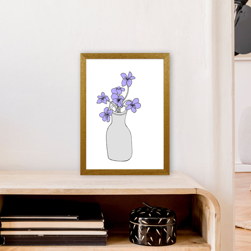 Sweet Violets Art Print by Carissa Tanton A3 Print Only