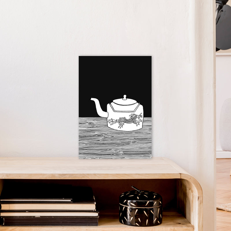 Bhutan Teapot Art Print by Carissa Tanton A3 Black Frame