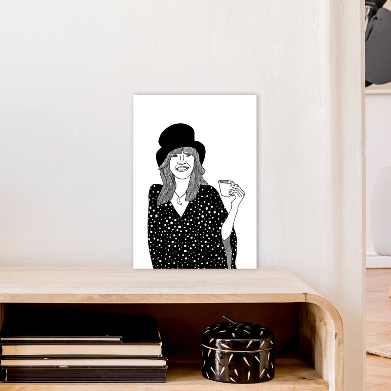 Stevie Nicks Art Print by Carissa Tanton A3 Black Frame