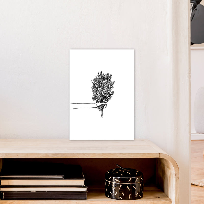 Flower Bunch Art Print by Carissa Tanton A3 Black Frame